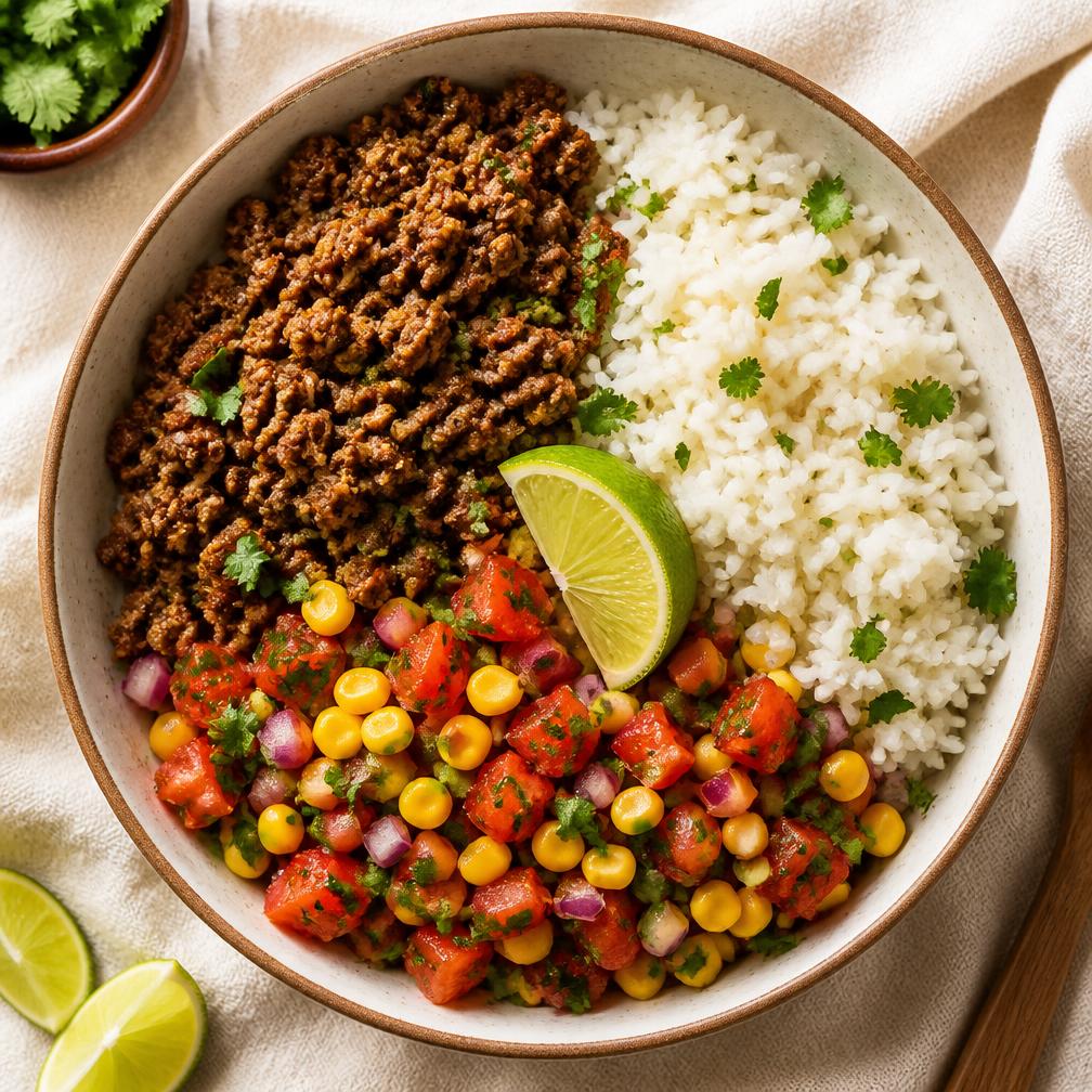 Beef Taco Bowl